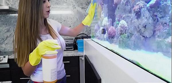  Hottest Latina Housekeeper Alexa Vega Cleans the house and EVERYTHING else as well